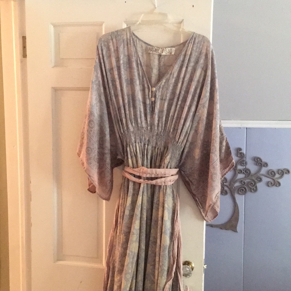 MP cotton dress with belt